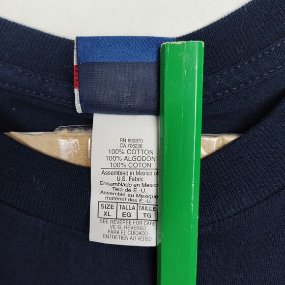 Champs Waikiki Beach Hawaii T-Shirt Men's XL Navy Graphic Print Short Sleeves - Picture 6 of 8